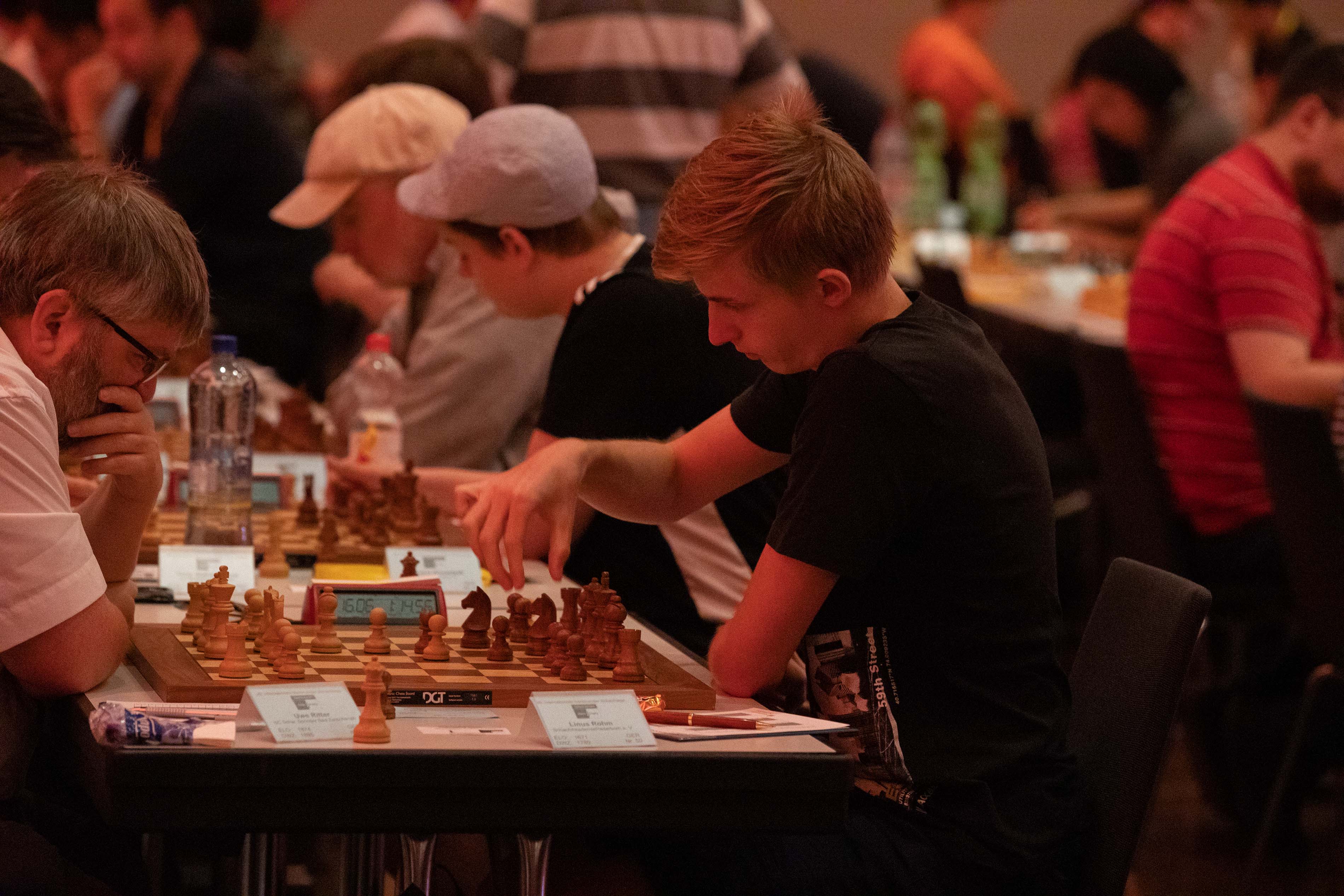 Top group in Sparkassen Open B with 6 players