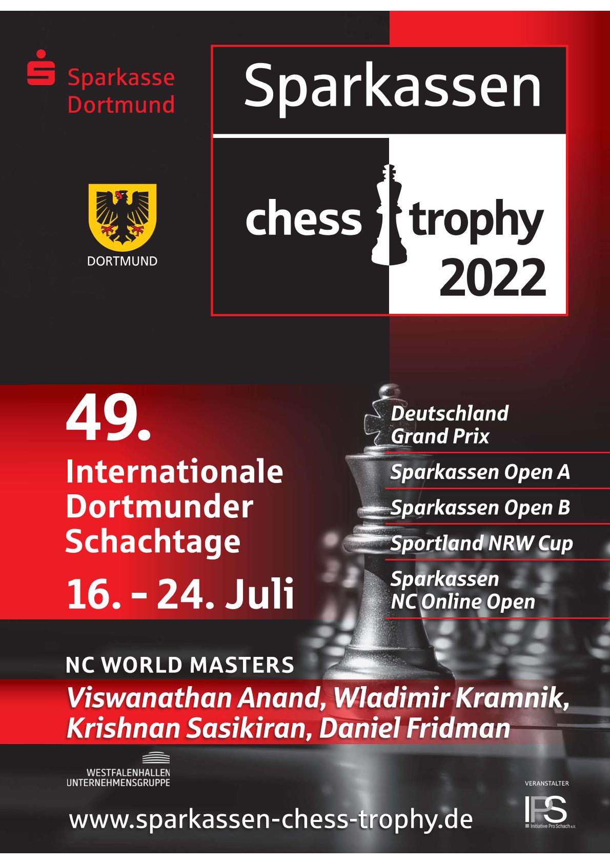 Veranstaltungsgrafik Internationale Dortmunder Schachtage 2022